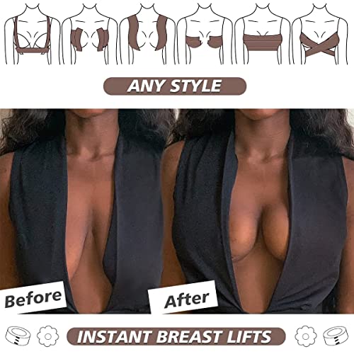 Tripsky XL Breast Lift Tape, BoobTape for Large Breasts,Body Tape for Fashion,Athletic Tape Boobtape &NippleCover for A-G Cup4