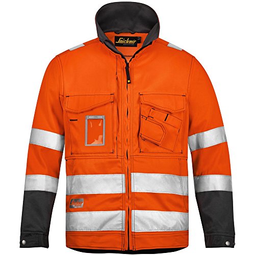 Snickers Warnschutzjacke Klasse 3, 1 Stück, XS, orange/anthrazit, 16335574003