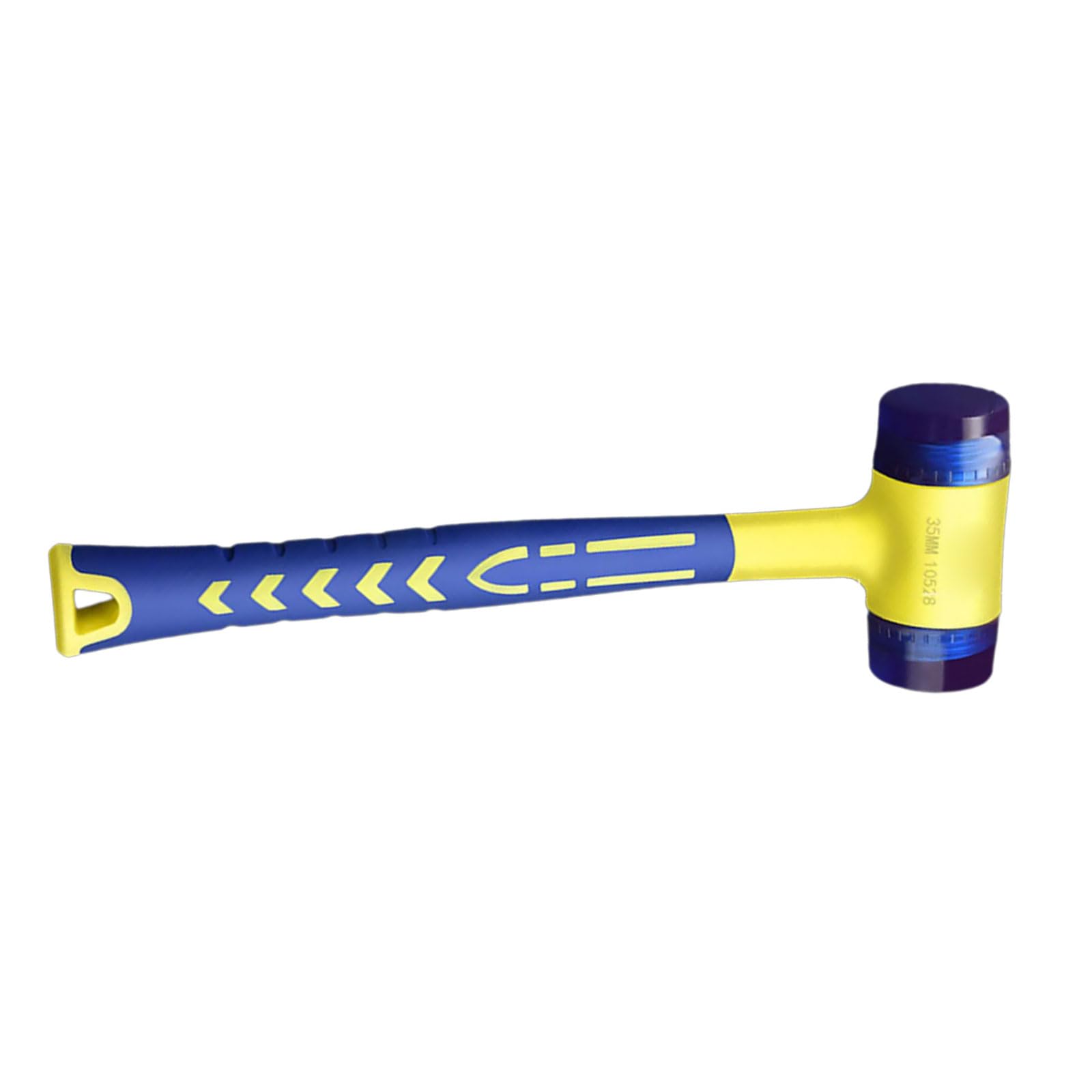 Professional Multifunctional Insulated Double Face Rubber Hammer With Coated Grip For Leather Handheld Tool