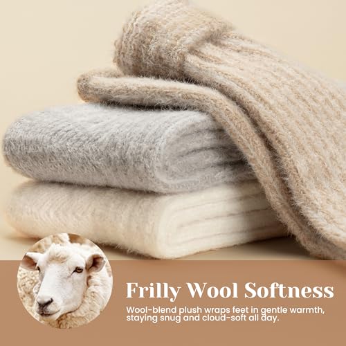 RockDove Women's Wool Cashmere Calf Socks2