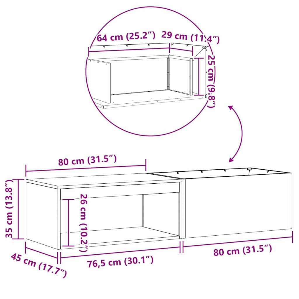 Feuerstelle Schwarz 160 x 45 x 35 cm Stahl wetterfest für Garten Terrasse Außenbereich mit Stauraum und hitzebeständiger Brennkammer für gemütliche Abende im Freien