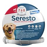 Seresto Collier Grands Chiens – Collier anti puces et anti tiques pour grands chiens de plus de 8 kg – Protection Seresto pour 7 à 8 mois de protection, réduit le risque de leishmaniose – Gris