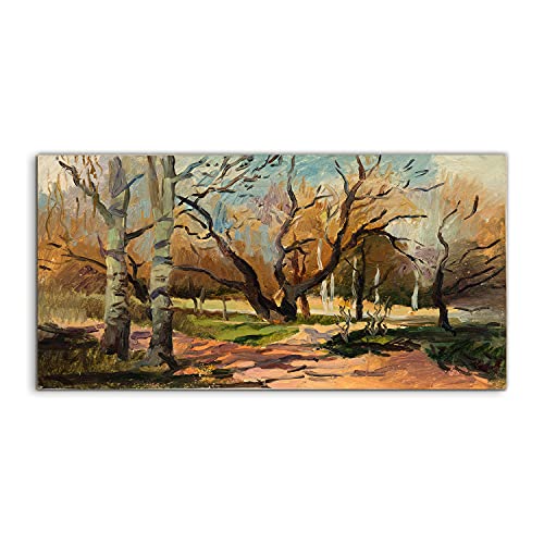 Image sur verre salon 140x70cm tableau paysage panoramique deco murale chambre à coucher