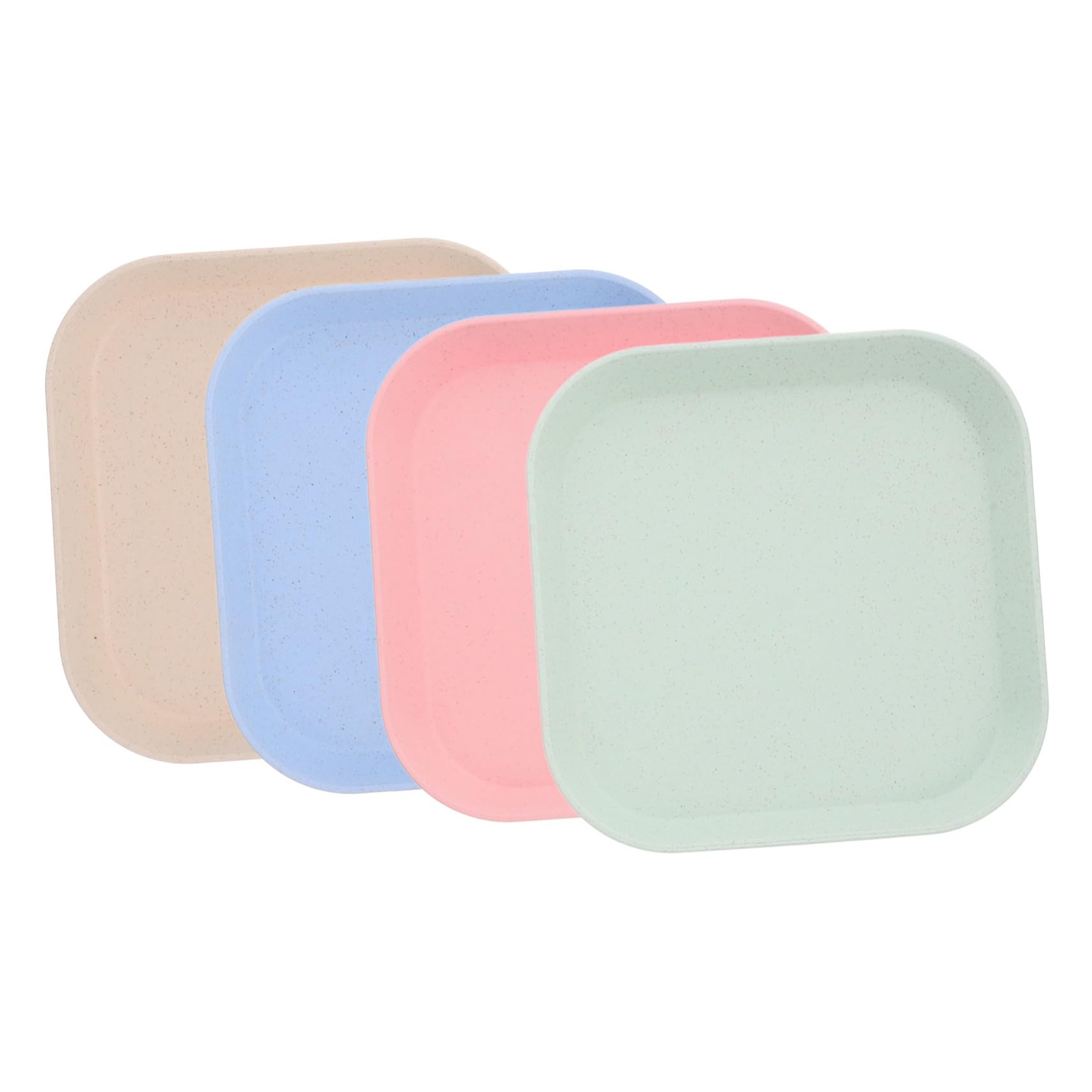 Garneck 4pcs Cute Cat Food Bowls Shallow Kitten Feeding Dishes with Non Slip Base Easy to for Small Pets Like Kittens and Legged Cats Durable Material