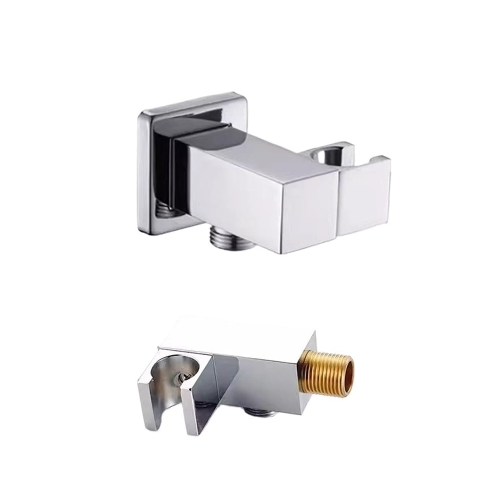 Accessoires robinet salle bains coude connecteur mural laiton 1/2