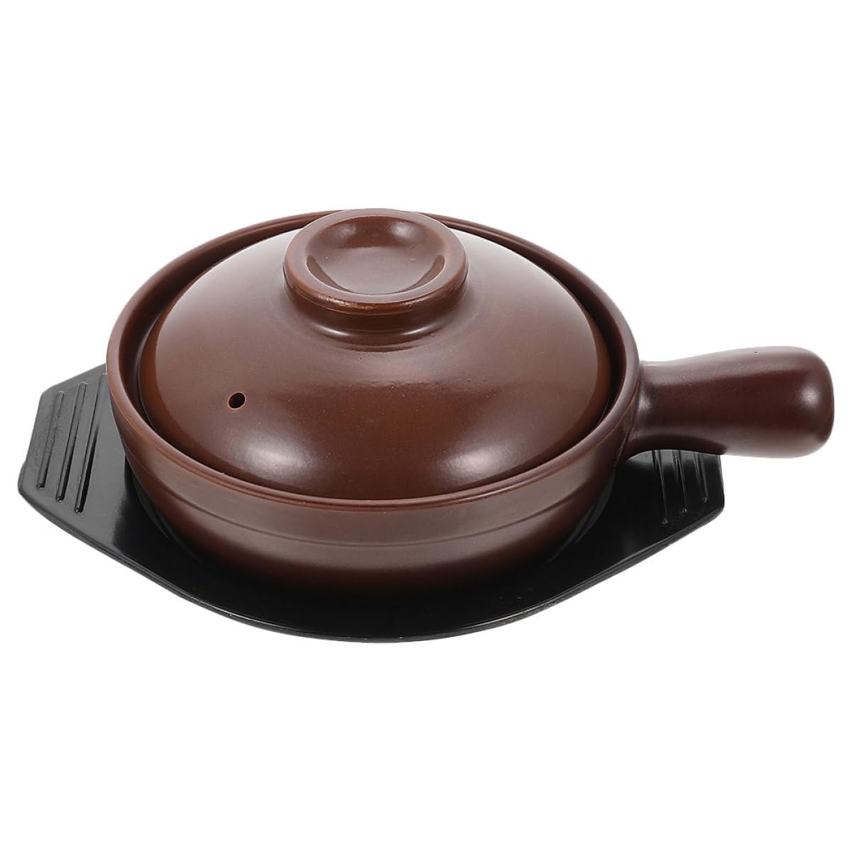 Olla de cerámica KICHOUSE para cocina doméstica y restaurante con mango ergonómico
