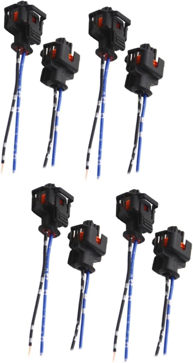 GLEAVI 8pcs Injector Nozzle Connector Kit Easy Installation Car Repairing Accessory for Replacement