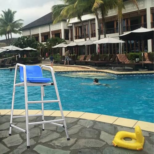 Chaise d'arbitre de compétition haute amovible pour plage et lac
