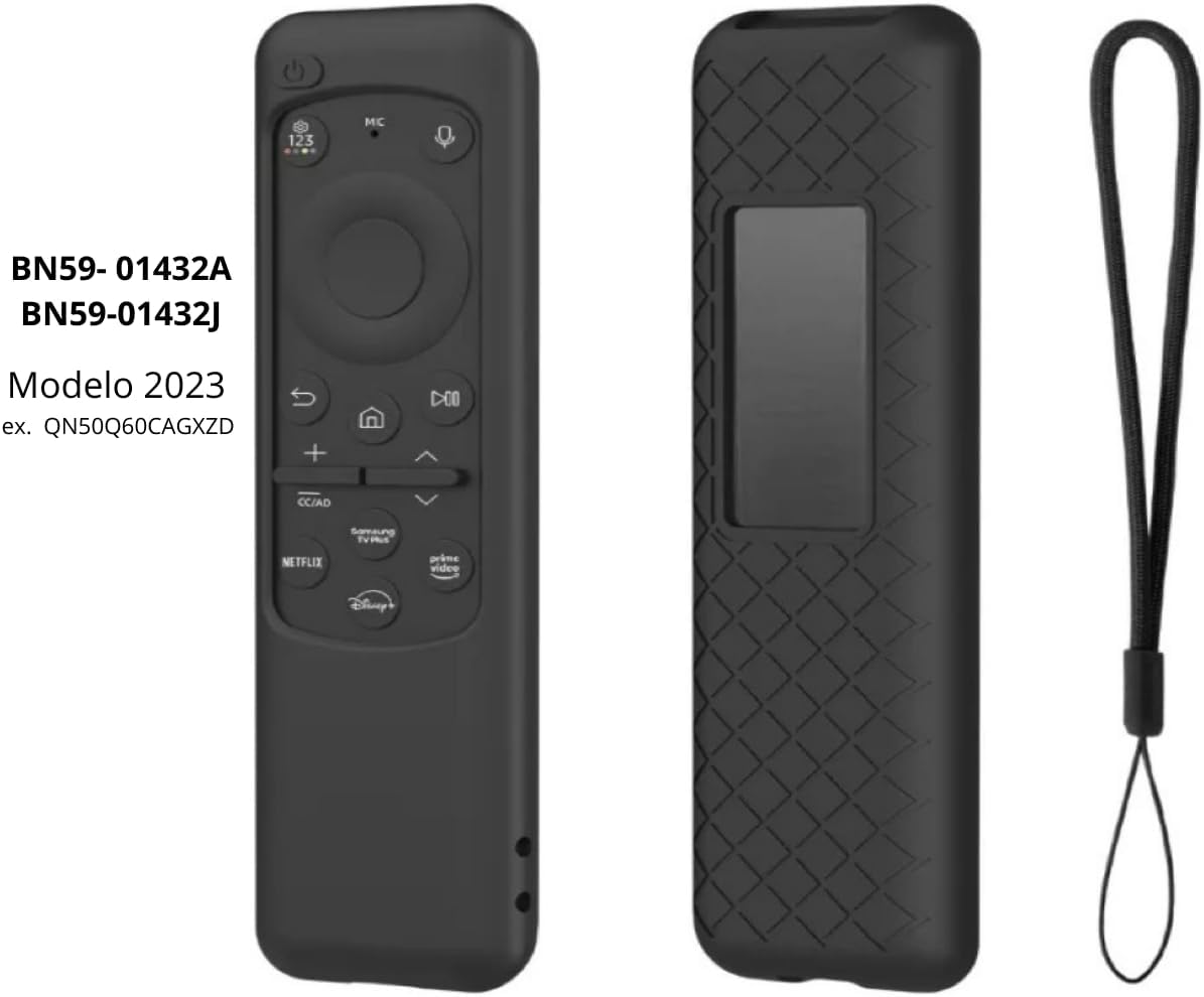 Capa Para Controle Remoto Tv Samsung Solar 2023 Bn59-01432a
