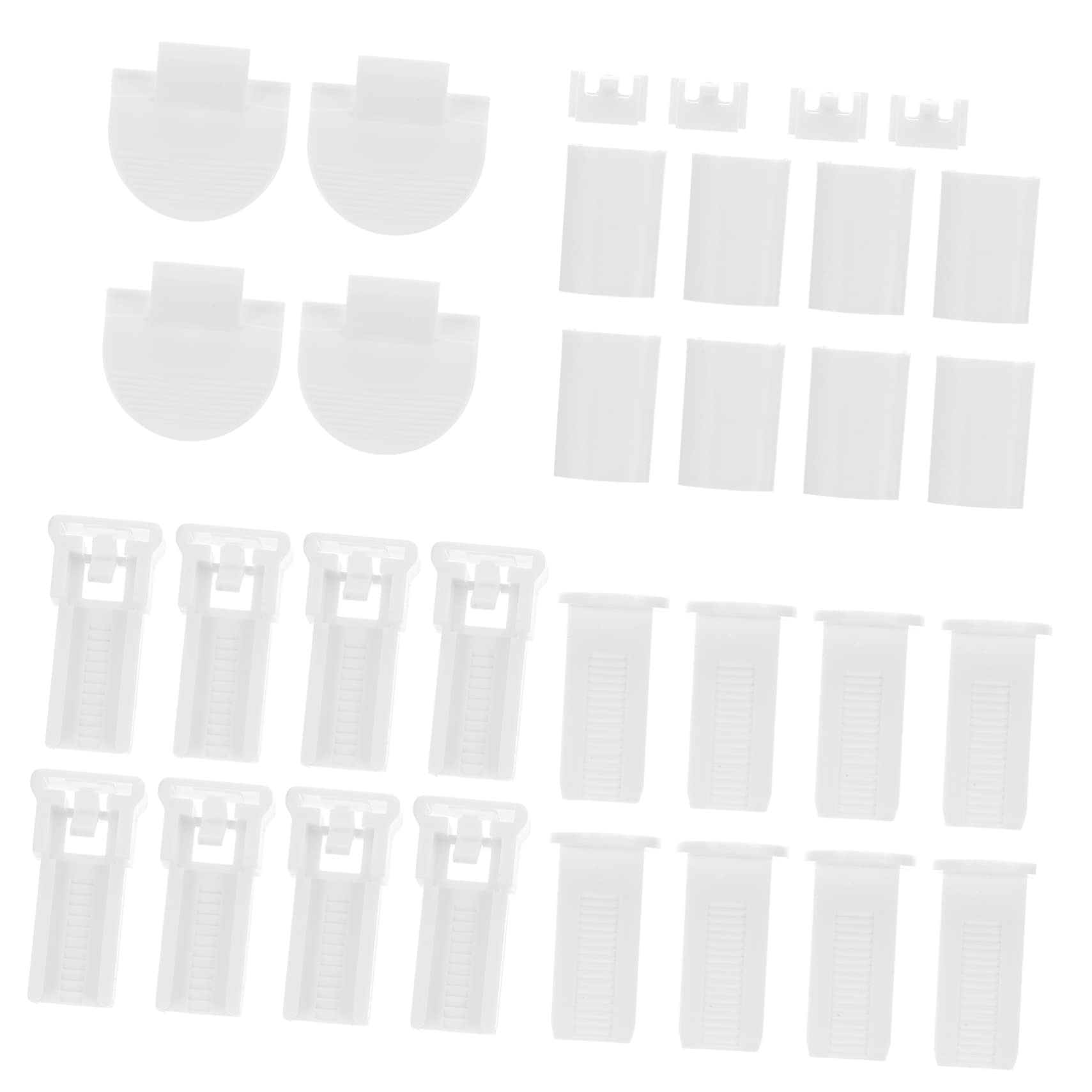 ULDIGI 32pcs Pleated Blind Repair Parts Accessories for Easy Maintenance of Pleated Window Blinds Replacement Components
