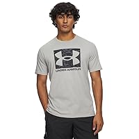 Under Armour UA ABC Camo Boxed Logo SS - Titanio / / Nero - XL