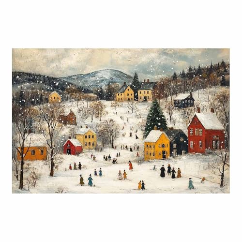 YITOEO(イトエオ) 冬の雪の風景 アートパネル ポスター 絵画 キャンバス 森の風景 現代装飾絵画 ソファ背景 壁掛け 寝室 リビングルーム 玄関飾り(白 20)-30x45cm 額無し
