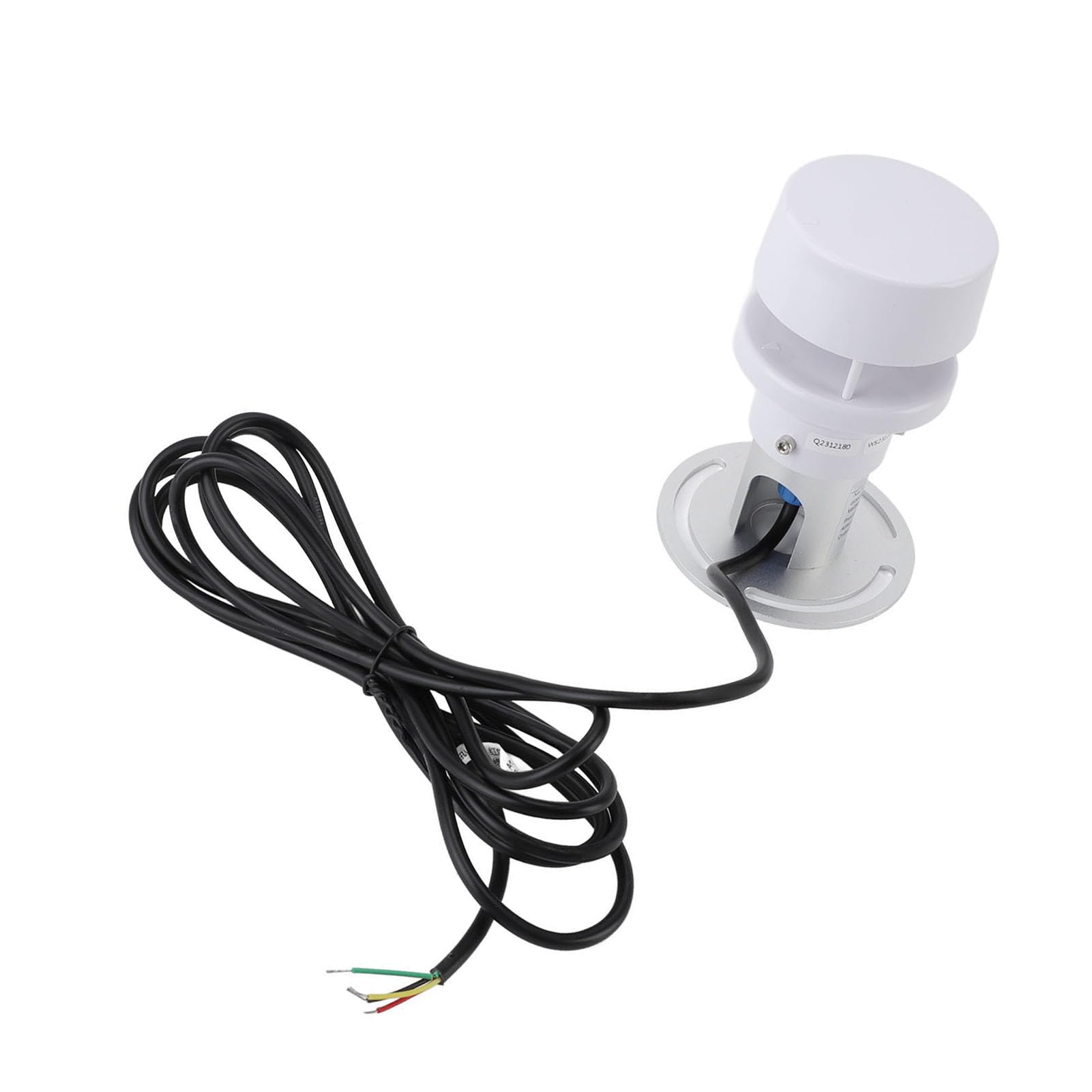 Acouto Sensor de Entorno Meteorológico, 5 en 1 RS485 para Monitoreo de Presión de Humedad, Temperatura y Velocidad del Viento para Agricultura e Industria