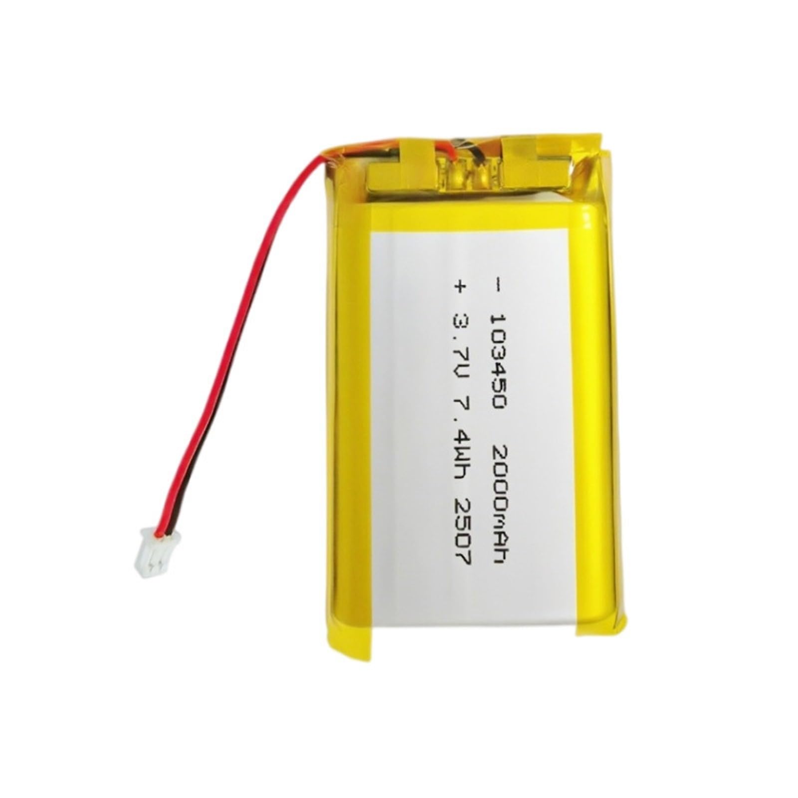 103450 2000mAh 3.7V 1.25 Prise 1PCS
