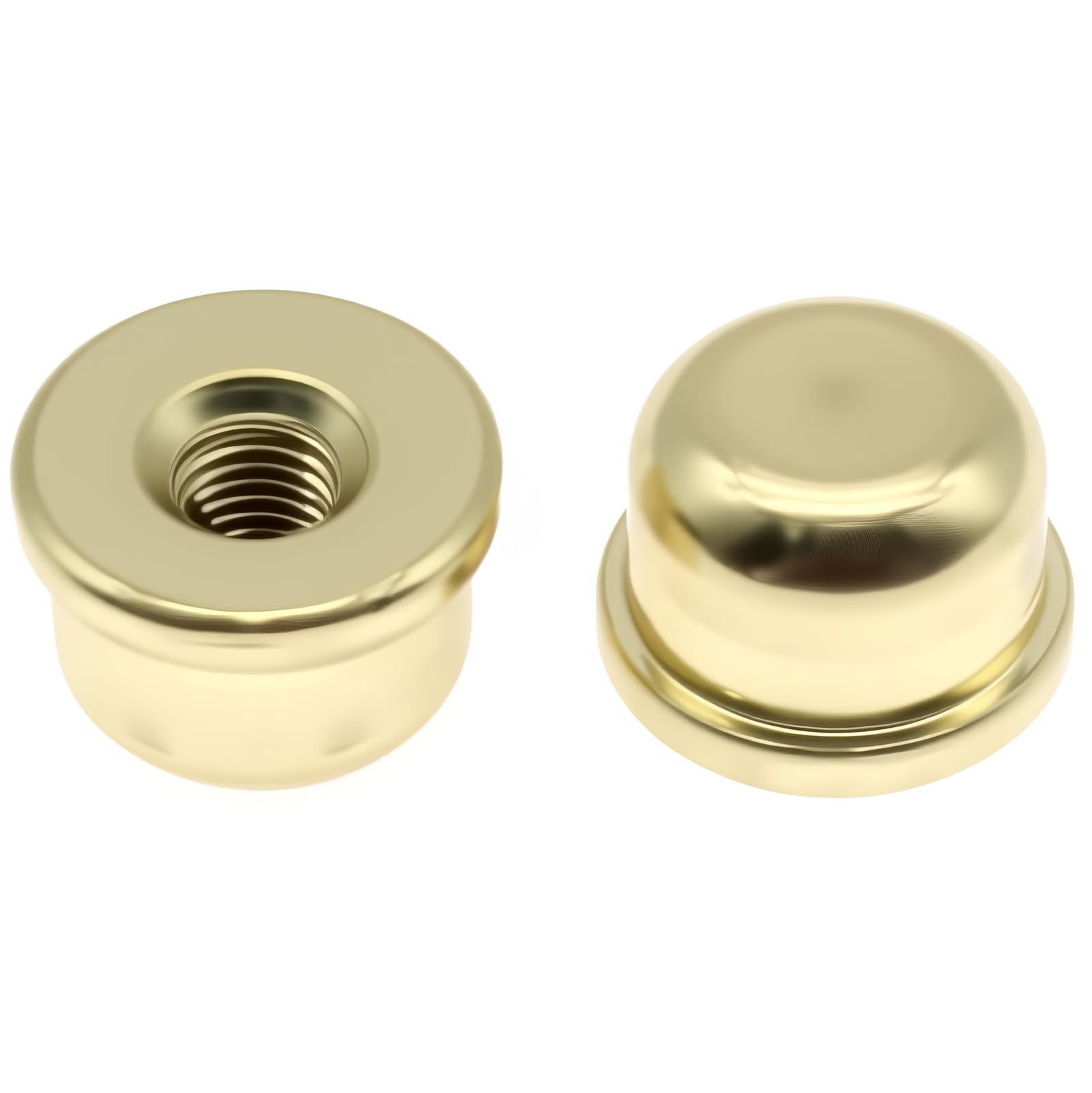 1/4-27 Lamp Finials Caps,FDXGYH 2pcs Solid Lamp Finials Caps Tapped of Tops for Lamp Shade Holder Harp(Gold)-image-10