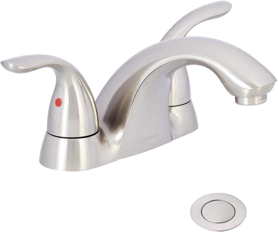 Black Friday Clearance Amazon Basics AB-BF601-SN Basin Faucet-4-Inch, Satin Nickel 70% Off Everything Amazon Basics AB-BF601-SN Basin Faucet-4-Inch, Satin Nickel