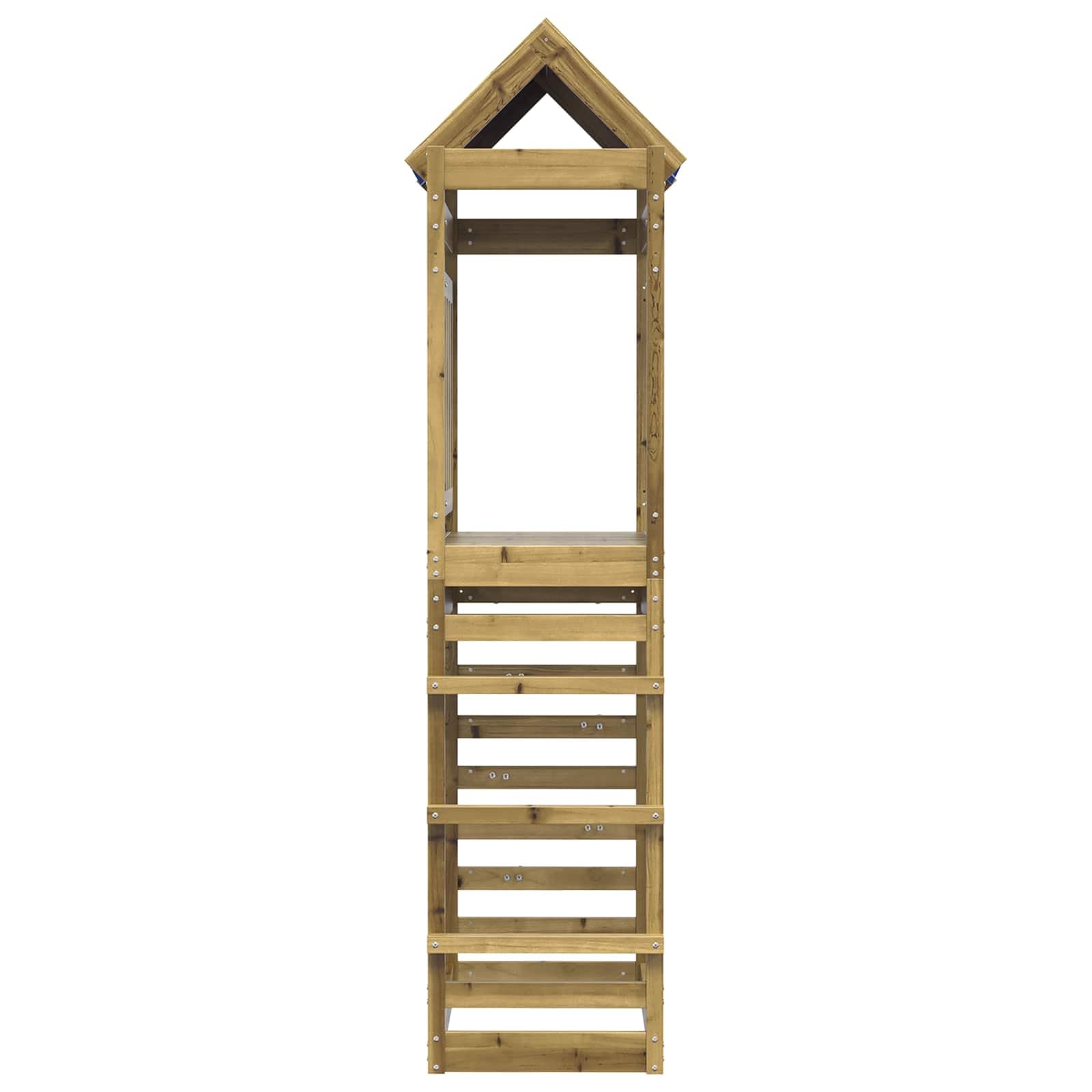 Spielturm mit Rutsche und Schaukel für Garten inklusive Zubehörpaket großer Spielturm für mehrere Kinder 85x239 cm