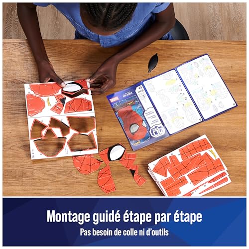 Puzzle Masque Spiderman Marvel 4d Spin Master - vue 7