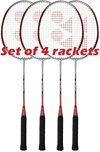 YONEX B-350 Badminton Racquet/Racket (Set of 4 Rackets)