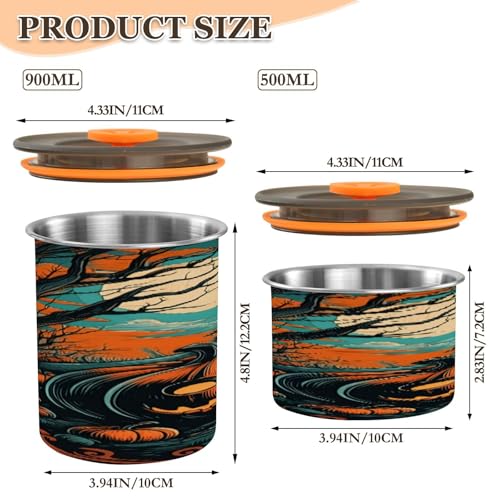 Envase hermético para café acero inoxidable 30oz miniatura 2