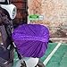 Aosekaa Bike Front Basket Cover, Rain Protector Cover, Protective Water Resistant, Bicycle Basket Rain Cover for Tricycles,Road Bikes, Purple, L
