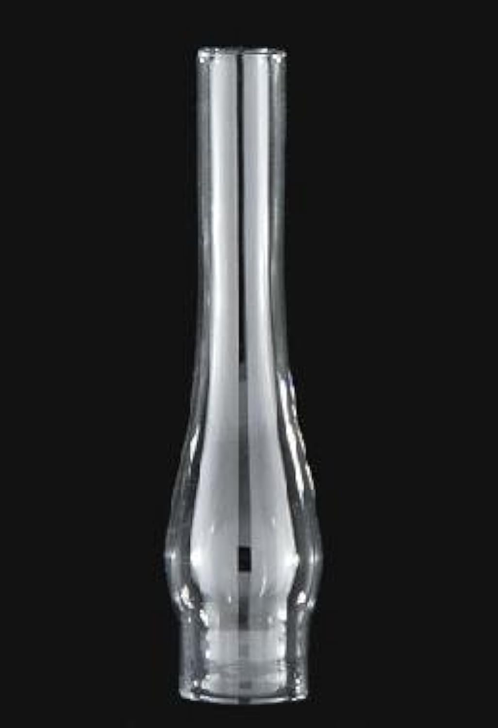 B&P Lamp® SMALLEST Clear Glass Lamp Chimney 1-1/8 Inch base by 3-3/4 Inch height] for Vintage and Antique Style Lighting