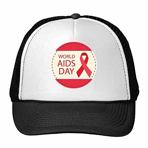 Gorra de béisbol de malla para el Día Mundial del SIDA en eventos