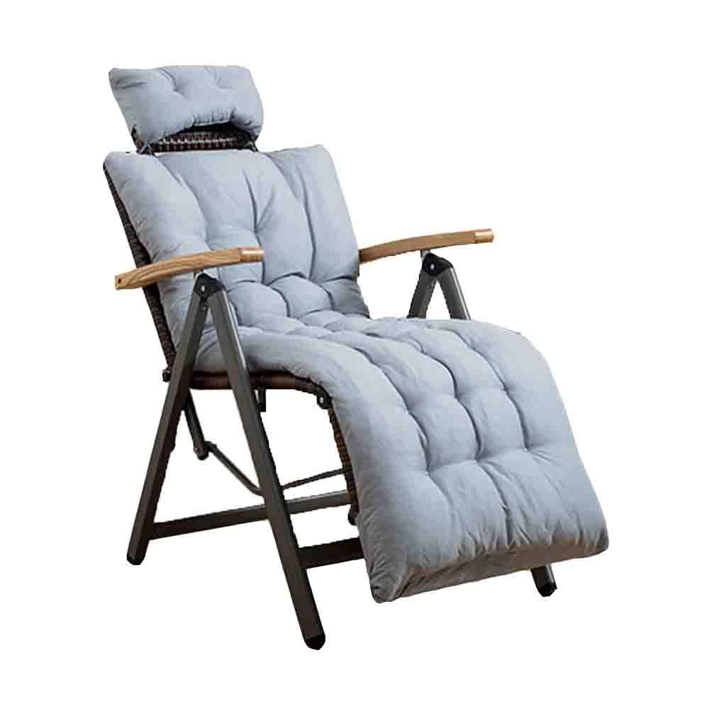 Transat de jardin zero gravite gris ideal pour la plage et la terrasse