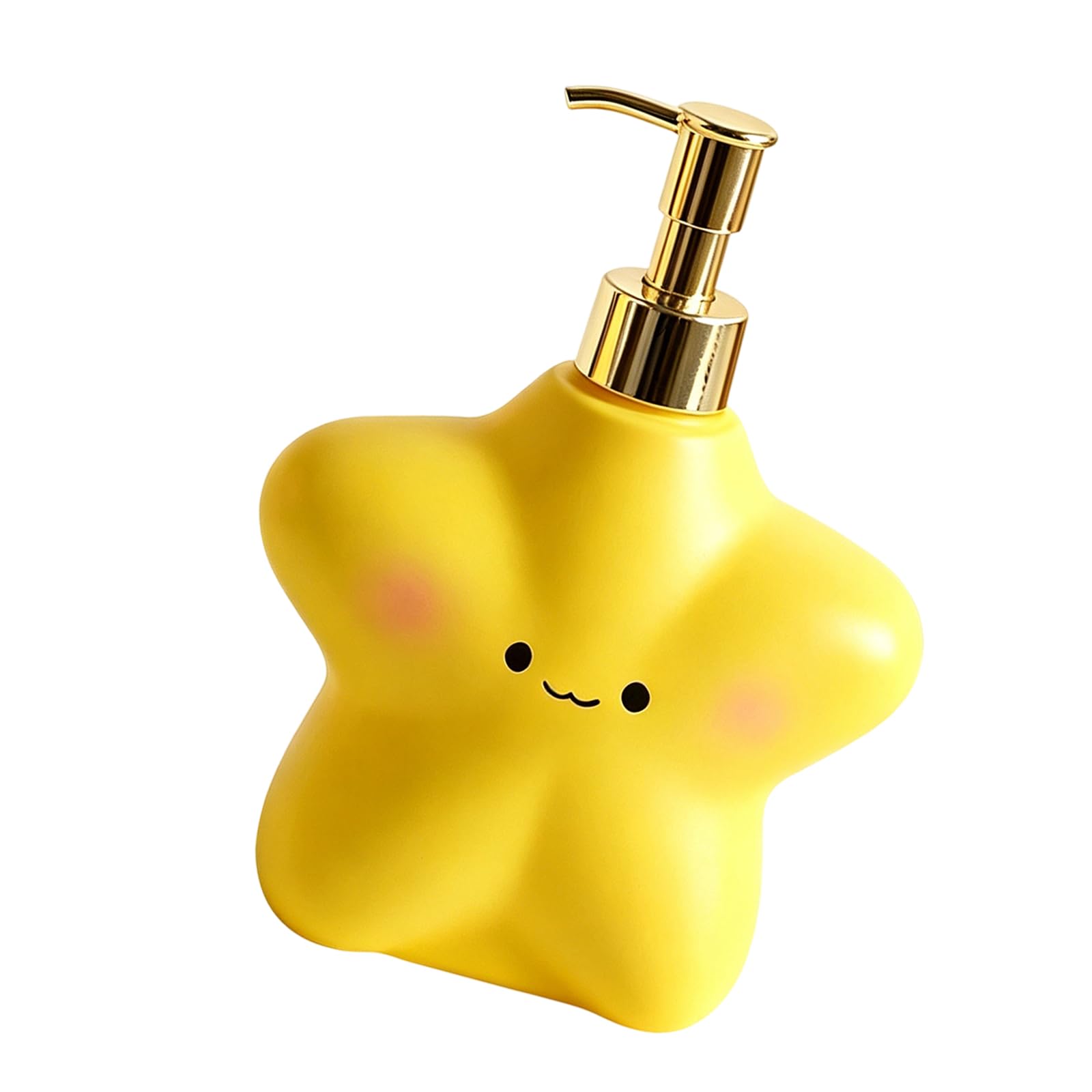 Zxfdsfdbnm Cartoon Star Shape Soap Dispenser with Easy Press Pump for Hand Soap Dispensing and Lotion Liquid Cleanser Storage Household Press Pump Bottle