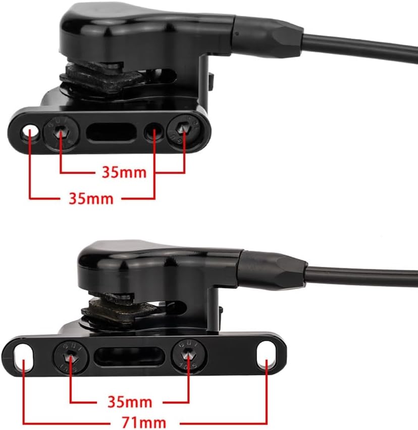 High Performances Bicycles Hydraulic Brake Calipers Light Weight Clamps Caliper for Easyly Installation