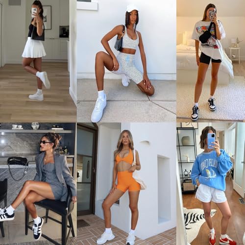 3 Pairs Pilates Socks with Grips for Women Non Slip Yoga Crew Socks for Women2