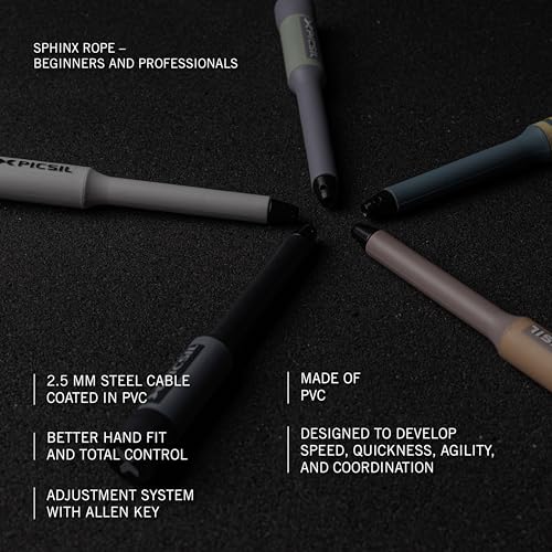 PICSIL Sphinx Lightweight Speed Rope, All Skill Levels 3 PICSIL Sphinx Lightweight Speed Rope, All Skill Levels - Image 3