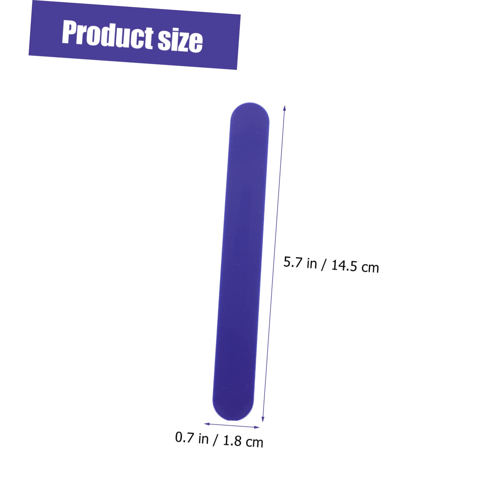 125 pièces spatule PP abaisseurs en Plastique remuer bâtons en Bois bâtons de Cire Lames bâton résine Artisanat dépresseurs dentaires Dispositif inférieur Majeur(Dark Bluex5pcs)