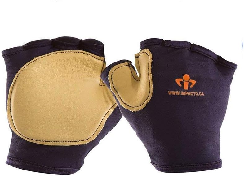 Impacto 50220 Large Grain Leather/Nylon Mechanic's Gloves - 50220110040 [PRICE is per PAIR]