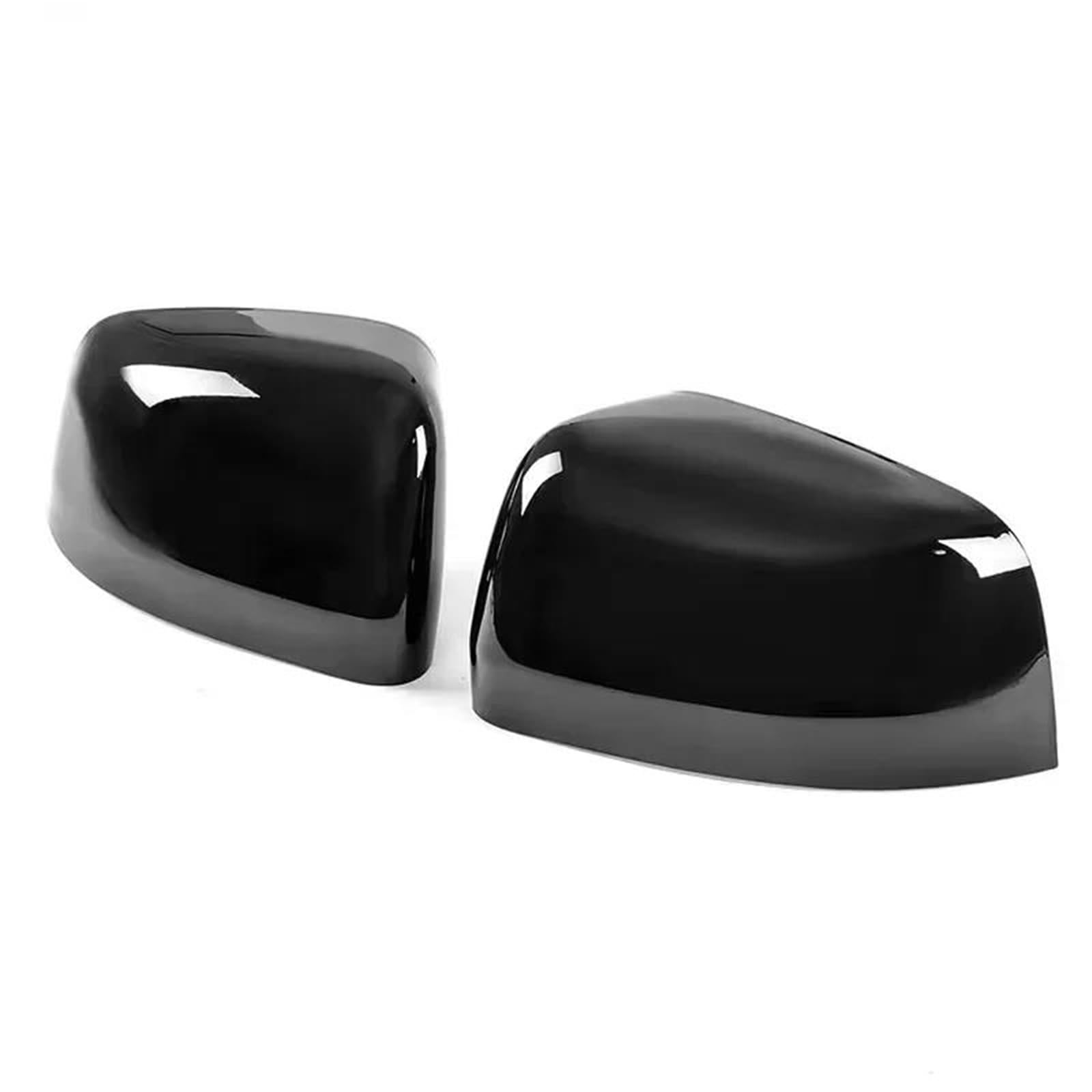 Car Rearview Side Mirror Cover Wing Cap Exterior Door Trim Adhesive Sticker for Jeep for Grand for Cherokee 2011-2020 YIJIAVSX(Gloss Black)