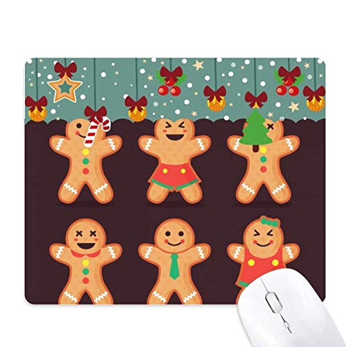 Tapis de souris pain d'épices homme Noël caoutchouc informatique