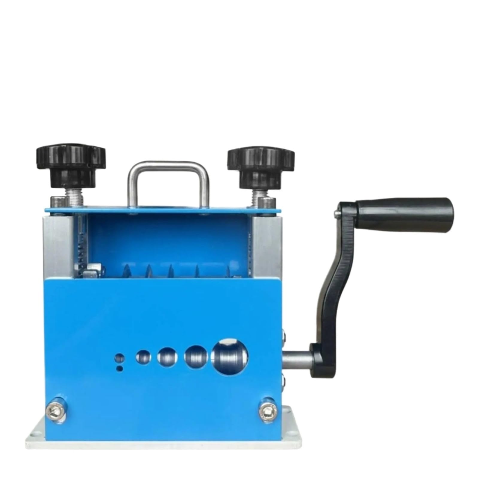 Wire Stripper, Multi-Hole Cord Peeler Twin-Drive-Drive Hand Crank Wire Stripper Drill Powered