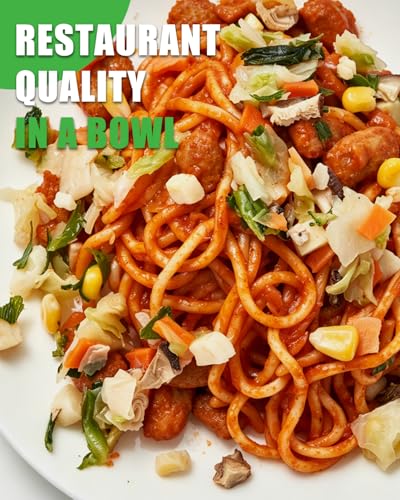 Image of Dried Ramen Toppings Vegetable Mix 14oz, Vegan 12-Veggie Mushrooms & Goji