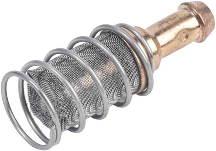 Fuel Elbow 1/4" Line 90 Degree Gas Tank Fitting with Rubber Grommet & Fuel Tank Pickup Screen, Fits 1/2-Inch Drilled Hole, Leak-Free Seal for Fuel, Oil, Water, and Coolant