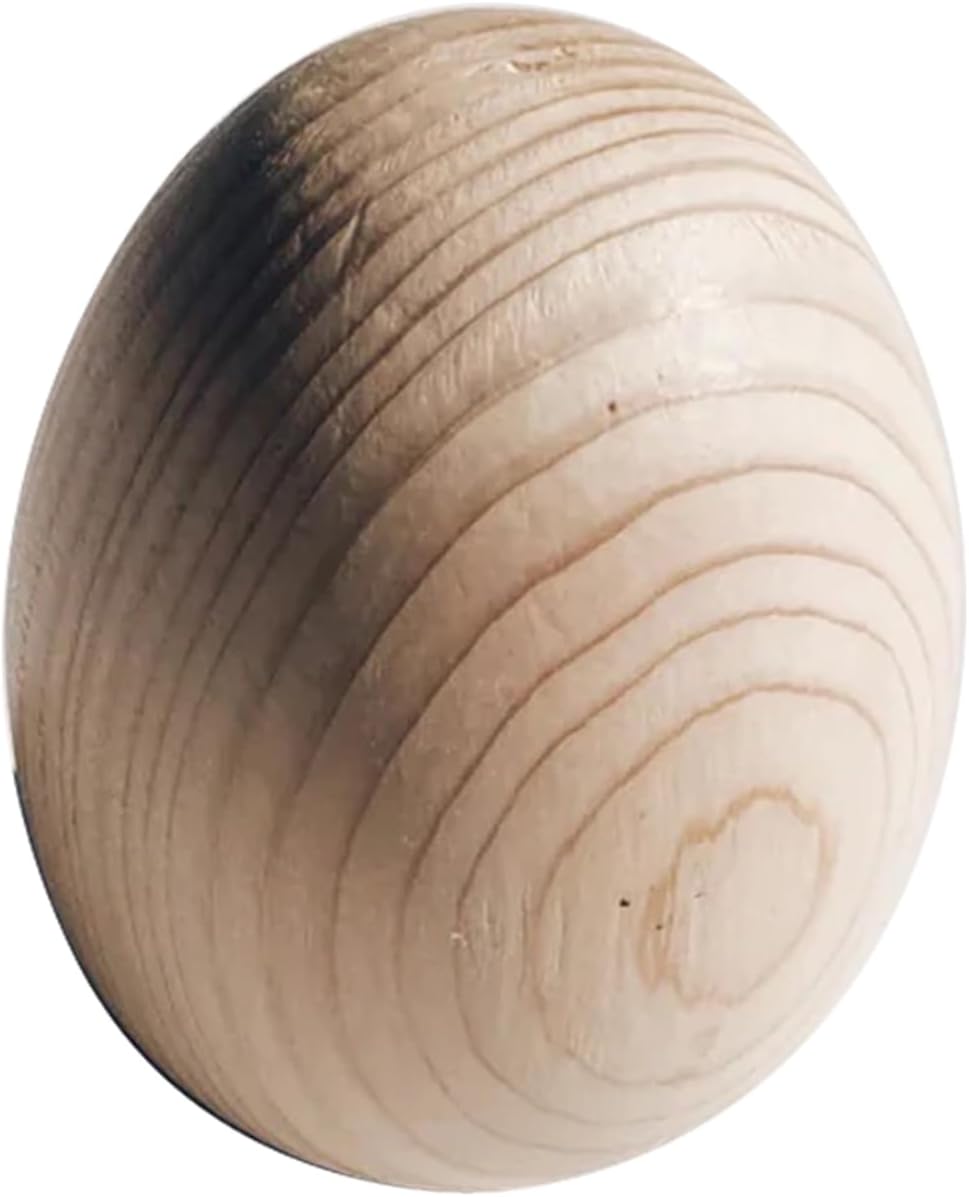 IPPINKA Japanese Hinoki Wood Egg Ball – Massage, Aroma Stand, Bath Use, Made in Japan