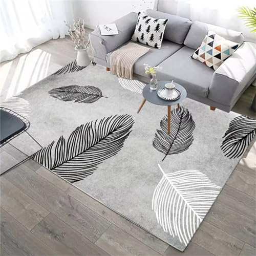 Tapis de sol pour bébé lavable en machine moquette gris 100x150cm - 2