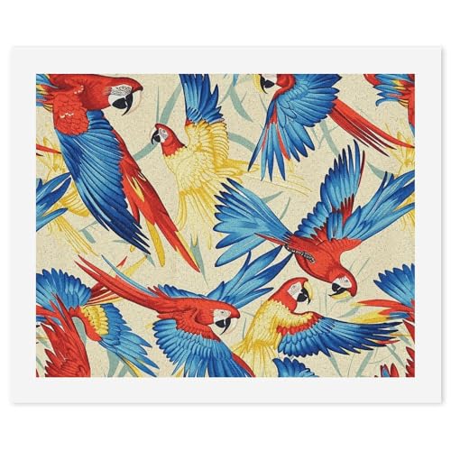Kit de pintura por números de loros para adultos principiantes lienzo digital decorativo RTBKLYQ