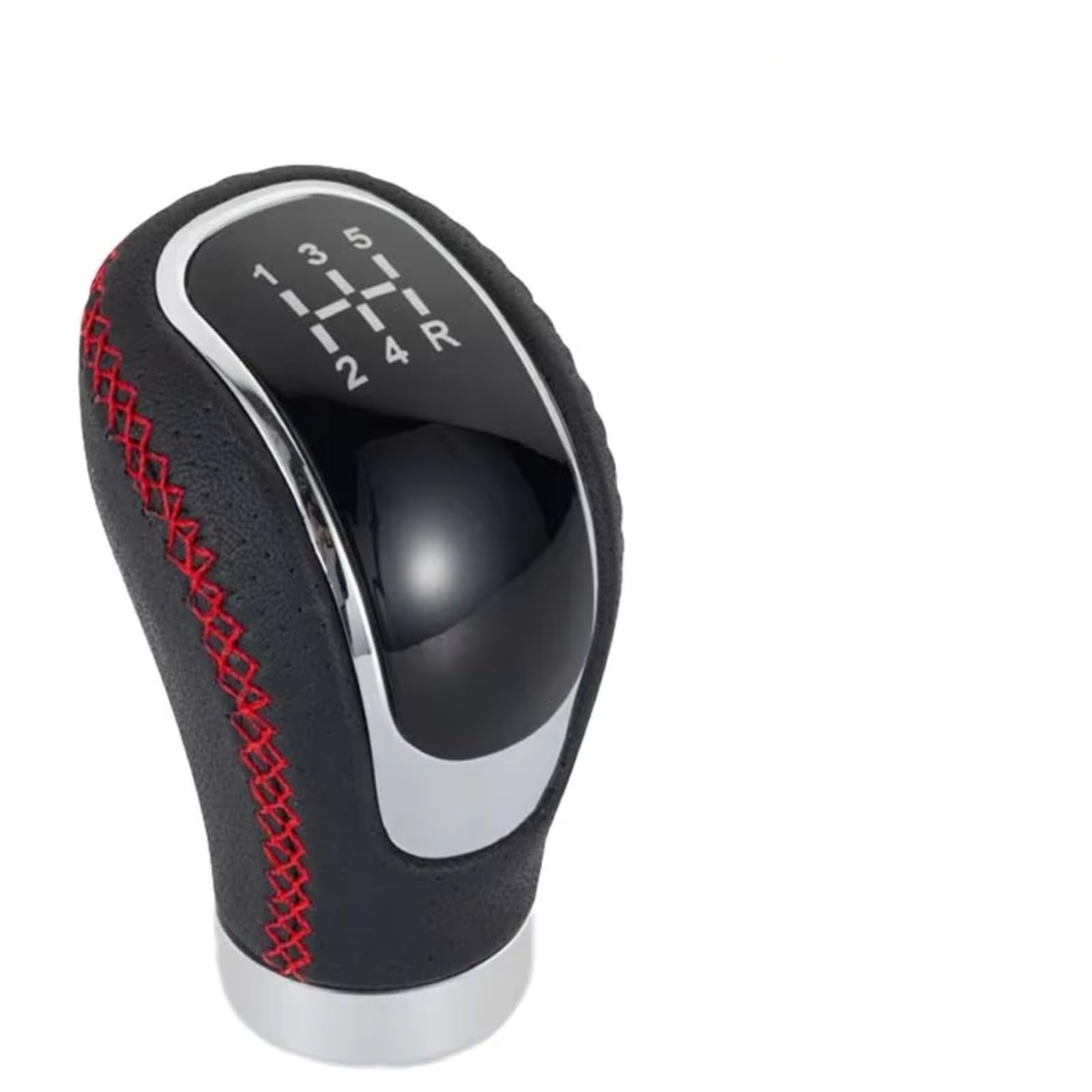 Pbqenxb C Universal 5/6 Speed Gear Shift Knob Shifter Lever Handle Modified Stick Leather Auto Accessories For All Manual Ar Modles Ar Shift Knobs(C)