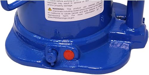 Miniatura 2 de K Tool International XD63221 Gato hidráulico de botella de 20 toneladas para garajes, talleres de reparación y bricolaje, capacidad de 44,000