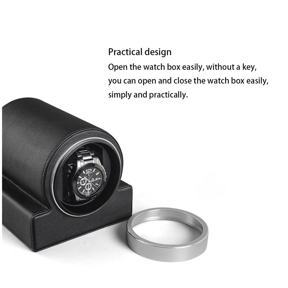 Watch Winder Caricatore per Orologi Meccanici Scatola per Orologi a Carica Automatica con Motore Rotante Silenzioso Forte Potere antimagnetizzazione Cuscino Morbido ed Elastico Watch Winder