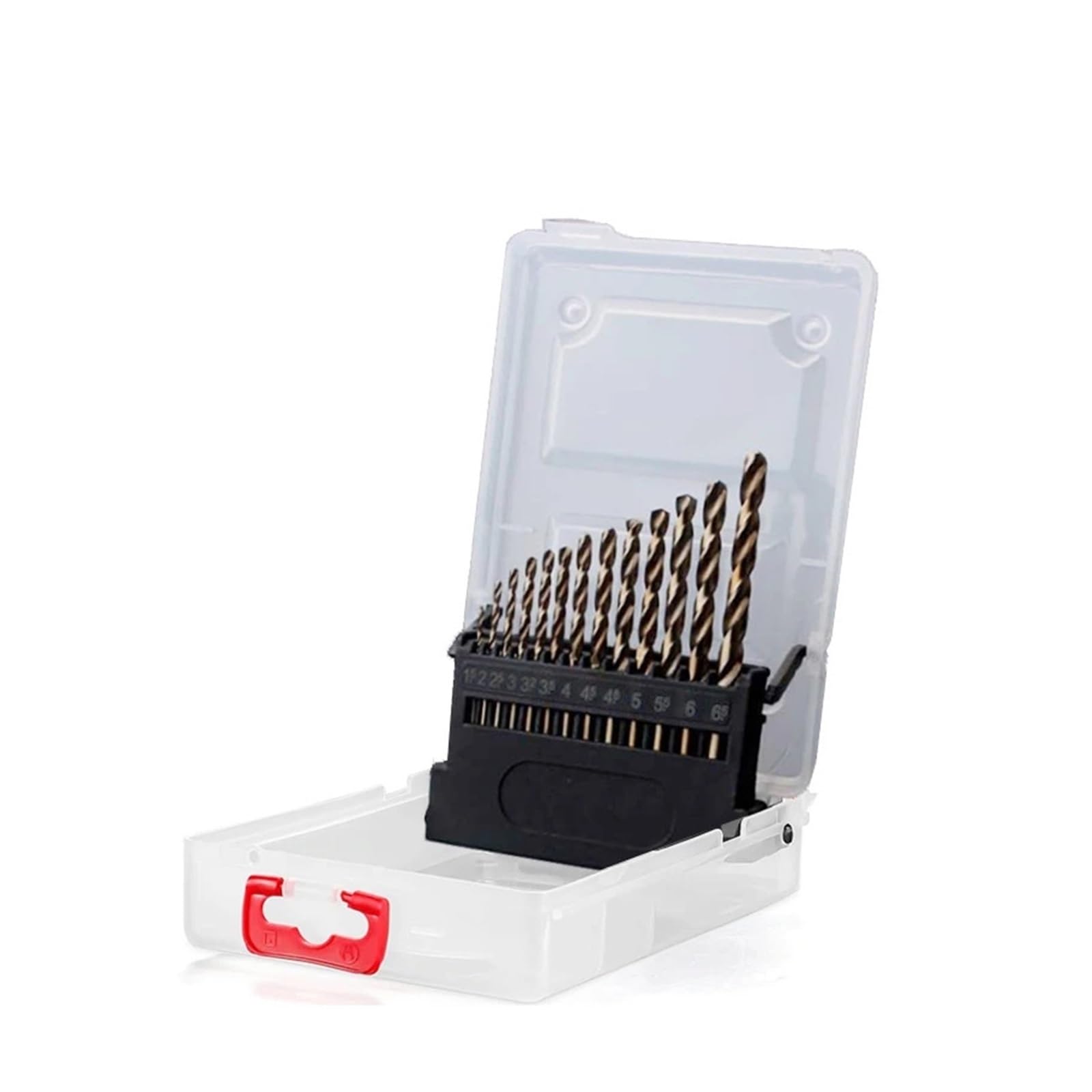 Juego De Brocas Cobalto M35 for Acero Inoxidable | Juego de puntas HSS-Co M35 de cobalto al 5 %: servicio pesado for acero, hierro fundido y madera(Drill Bit Metal 25pc)