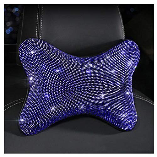 Almohada de apoyo para cabeza y cuello con cristales para auto miniatura 1