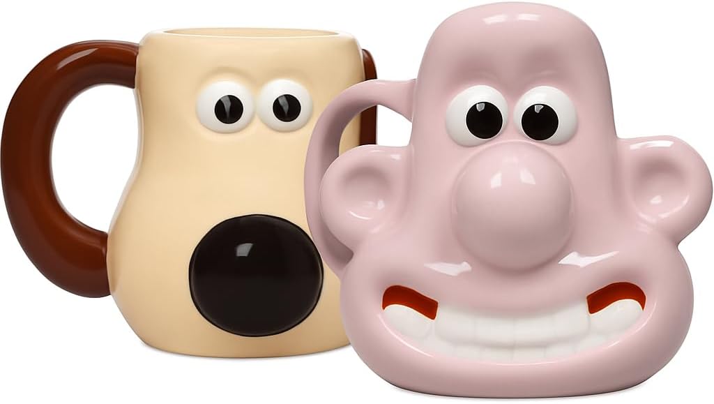 Half Moon Bay Mug Shaped Heat Changing Boxed - Wallace & Gromit (Gromit