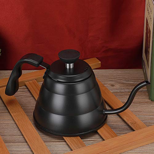 Bule de café de aço inoxidável 304, chaleira de café à prova de vazamento à prova de poeira durável,