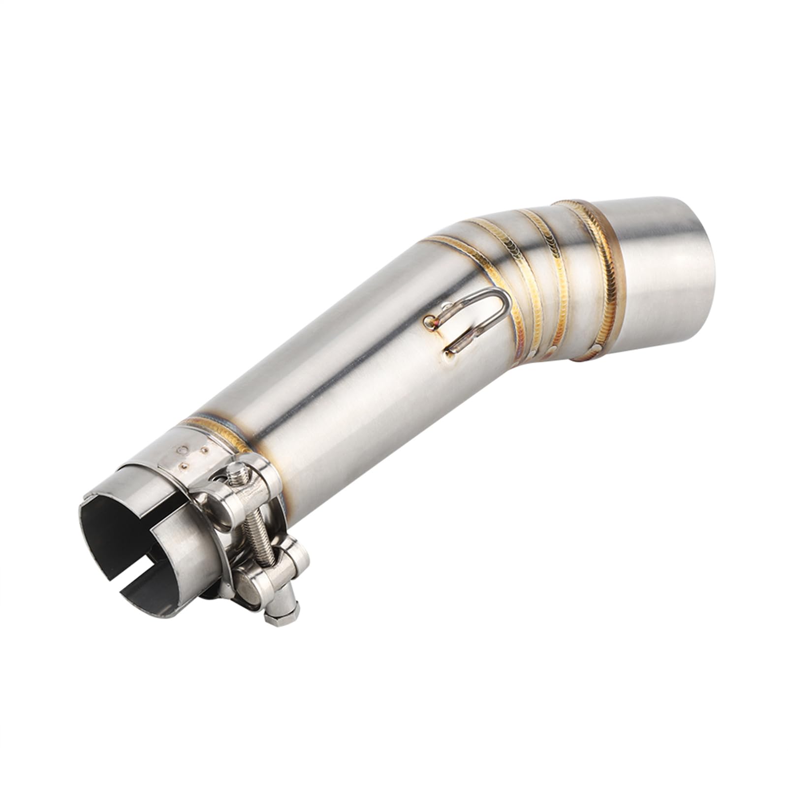 Qiilu Moto syst¨¨mes d'¨¦chappement Extr¨¦mit¨¦s de tuyau, Tuyau interm¨¦diaire de liaison d'¨¦vent d'¨¦chappement de moto pour NC700X NC750X NC750S NC700S 2012-2017